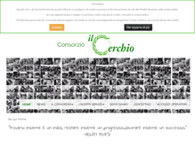 Tablet Screenshot of consorzioilcerchio.net